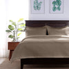 Bed made with Full/Queen White Radiance Diamond Quilt