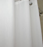 Morie Hang2it Shower Curtain hanging on shower rod