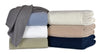 All Season Comfort Twin Blanket Softest Fleece, Durable and Cozy in multiple colors folded and stacked.