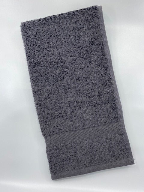 16X30 Charcoal Grey Hand Towels Premium 100% cotton