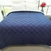Reversible Quilted Bedspread,  Twin 80" x 110"
