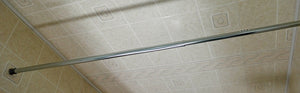 Stall shower curtain tension rod